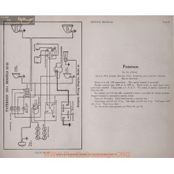 Paterson 32 33 6volt Schema Electrique 1914 Delco Plate 81