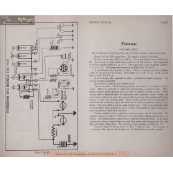 Paterson 4 32 6 48 6volt Schema Electrique 1915 Delco Plate 82