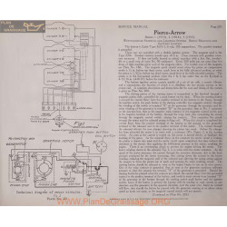 Pierce Arrow 1 2 3 6volt Schema Electrique 1913 1914 1915 Bosch Plate 201 203