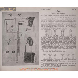 Reo T U 6volt Schema Electrique 1918 1919 Remy Plate 142