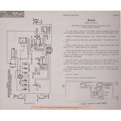 Saxon S2 6volt Schema Electrique 1916 Wagner Plate 23