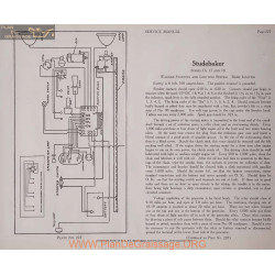 Studebaker 16 17 18 6volt Schema Electrique 1919 Wagner Plate 227 227a