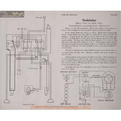 Studebaker Eg6 Ds4 6volt Schema Electrique 1915 Wagner Plate 226