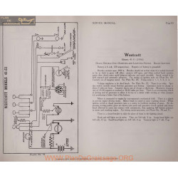 Westcott 41 51 6volt Schema Electrique 1916 Delco Plate 93