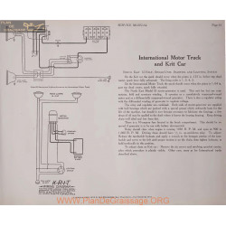 Krit Car Truck 12volt Schema Electrique 1919 North East Plate 61