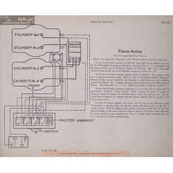 Pierce Arrow Two Ton Five Ton Truck Schema Electrique 1918 Bosch Plate 206