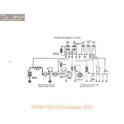 Buick C36 C37 Schema Electrique 1915