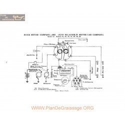 Buick Motor 21 44 45 46 47 48 49 50 Schema Electrique 1921