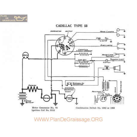 Cadillac 58 Schema Electrique 1916