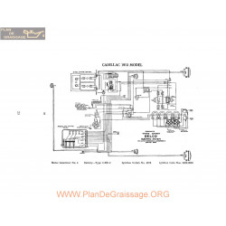 Cadillac Model 1913 Schema Electrique 1913 P1