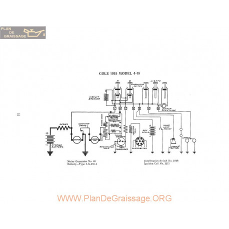 Cole 4 40 Schema Electrique 1915 P2