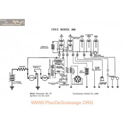 Cole 666 Schema Electrique 1916