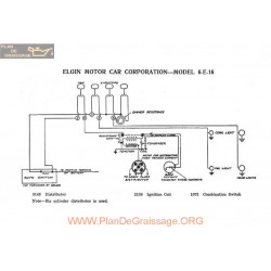 Elgin Motor 6e 16 Schema Electrique 1917