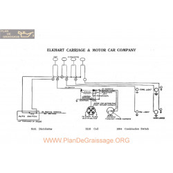 Elkhart Carriage Motor Schema Electrique 1917