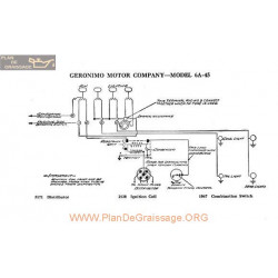 Geronimo Motor 6a 45 Schema Electrique 1918