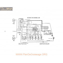 Hudson 6 40 Schema Electrique 1914 P3
