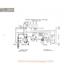 Hudson Motor Super Six Schema Electrique 1919
