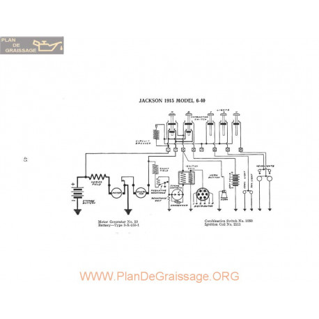 Jackson 6 40 Schema Electrique 1915