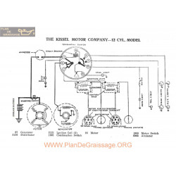 Kissel Motor 12 Cylindre Schema Electrique 1917