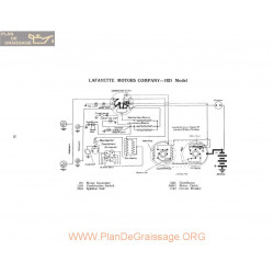 Lafayette Motor Schema Electrique 1921