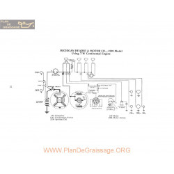 Michigan Hearse 7w Schema Electrique 1919