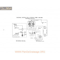 National Motor Bb Al Schema Electrique 1919 1920