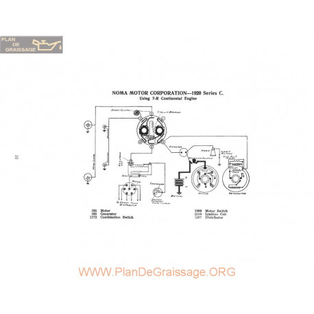 Noma Motor 7r Serie C Schema Electrique 1920