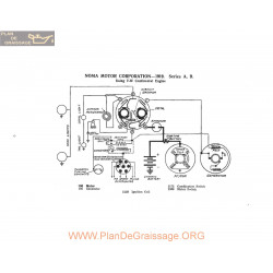 Noma Motor 7w A B Schema Electrique 1919