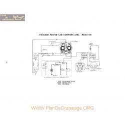 Packard Motor 116 Schema Electrique 1921