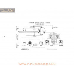 Packard Motor 325 335 Schema Electrique 1919 1920