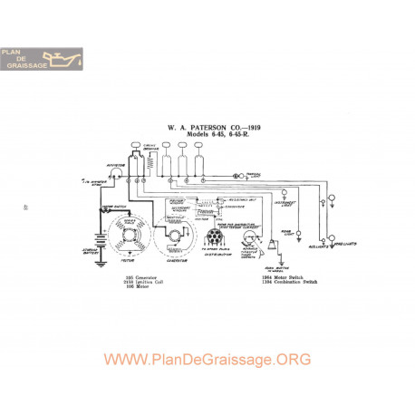 Paterson 6 45 6 45r Schema Electrique 1919