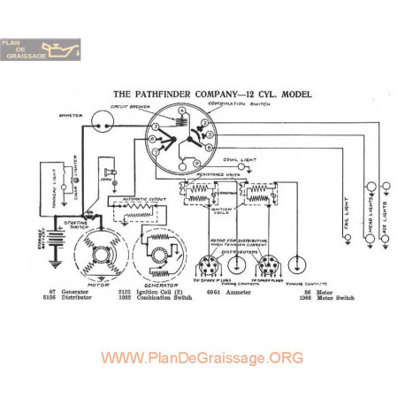 Pathfinder 12 Cylindre Schema Electrique 1917