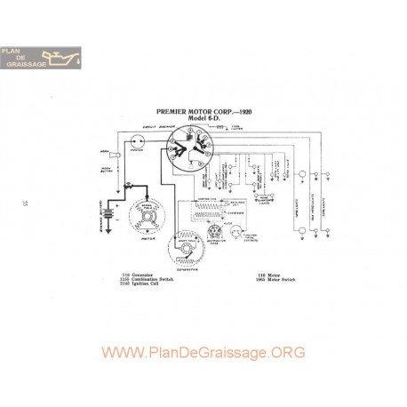 Premier Motor 6d Schema Electrique 1920