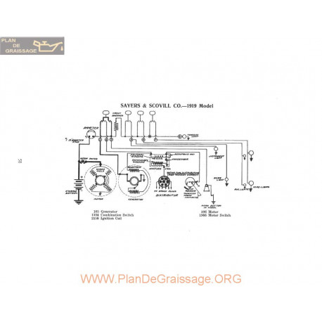 Sayers & Scovill Model 1919 Schema Electrique