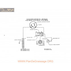 Van Blerck Motor 4 6 8 Cylindre Schema Electrique 1919