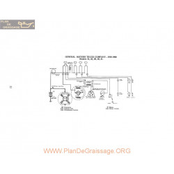 General Motor Truck 16 25 26 30 31 Schema Electrique 1919 1920