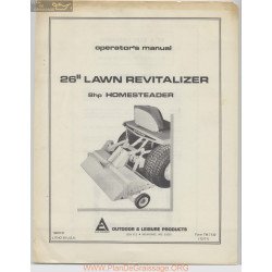 Allis Chalmers 26 Inch Lawn Revitalizer Homesteadertm 7132