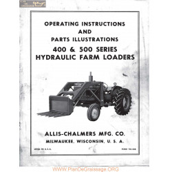 Allis Chalmers 400 500 Series Loader Manual