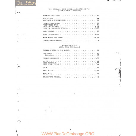 Allis Chalmers Ac 10 100 20 200 Series Disk Parts Book Manual