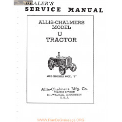 Allis Chalmers Ac U Service Manual Manual