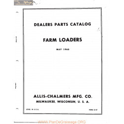 Allis Chalmers Farm Loaders May 1965 Manual