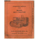 Allis Chalmers Model Hd5 Operators Manual