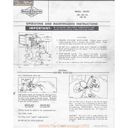 Briggs And Stratton 19d Engine Manual