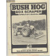 Bush Hog Scraper Operator Manual April 1972