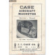Case Aircraft Magnetos Operators Manual 5623