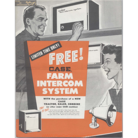 Case Farm Intercom System A57759a 1959