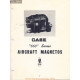 Case Model 660 Series Aircraft Magnetos