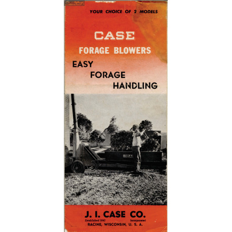 Case Model J & J2 Forage Blower