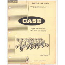 Case Model Rh84 Cultivator Parts Catalog A833