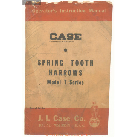 Case Model T Series Spring Tooth Harrows